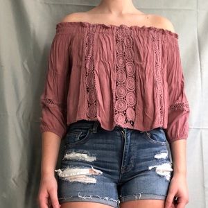 AE off the shoulder top